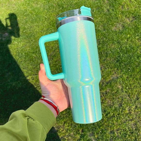 40oz brand new holographic shimmer tumbler cups! - Picture 2 of 7